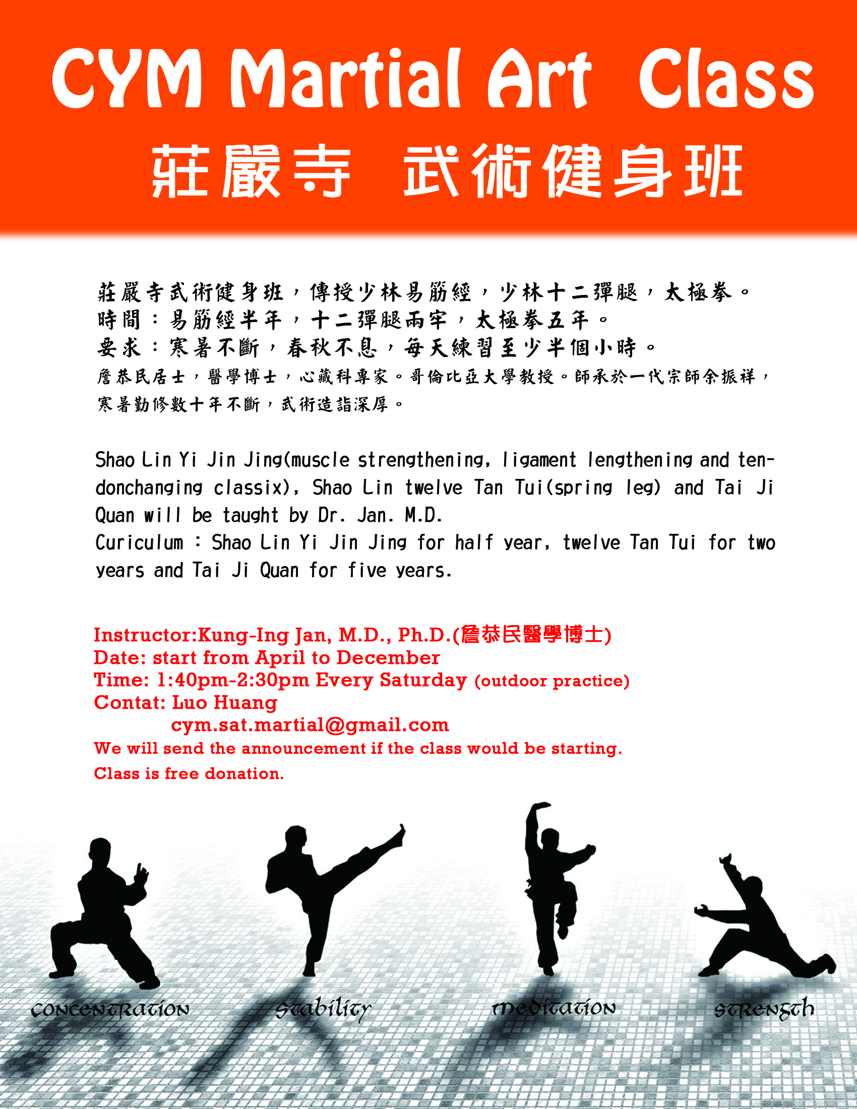 Saturday Afternoon Kung Fu Class (CYM 2014)